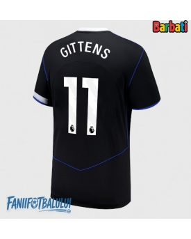 Chelsea Jamie Gittens #11 Tricou Fotbal Replică 2025-26 Barbati Treilea
